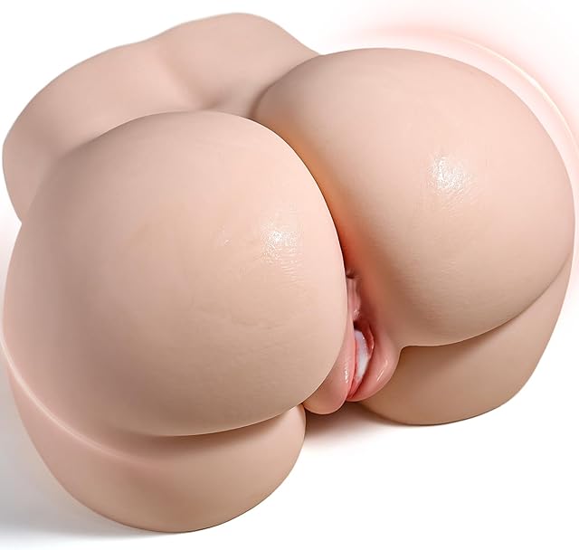 209LB Male Masturbator Sex Doll Pocket Pussies, Life Size Big Ass Jelly Soft Torso with 3D Vagina & Anal Channels,Perky Butt, Body-Safe Material Discreet Packaging Adult Anal Toy Men Sex Toys