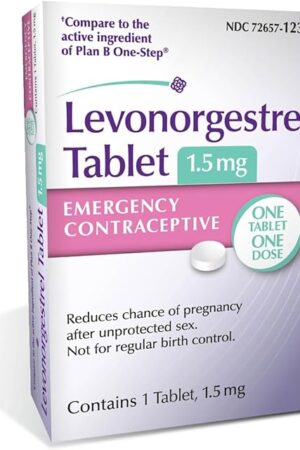 Emergency Contraceptive Tablet, Levonorgestrel 15mg, Reduces Chance of Pregnancy After Unprotected Sex