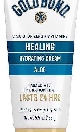 Gold Bond Healing Skin Therapy Lotion with Aloe 55 oz, Non-Greasy & Hypoallergenic