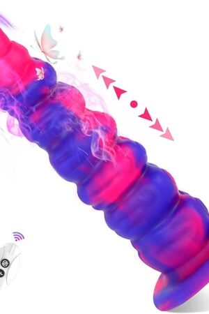 Fantasy Monster Dildo Vibrator Adult Sex Toys for Women 9.13" Thrusting Dildo Anal Beads Vibrator with 15 Modes, Vibrating Dildo Huge Thick G Spot Dildo Vibrator Anal Plug Sex Toys for Couples Men