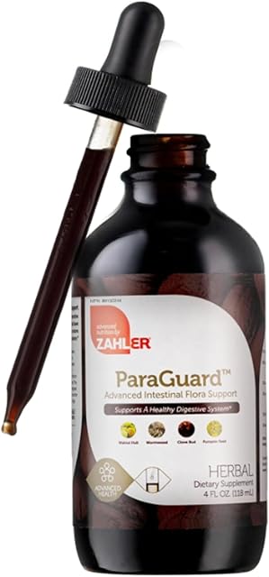 Zahler - ParaGuard Liquid Drops - Gut Health Supplement - Formula has Wormwood, Garlic Bulb, Pumpkin Seed, Clove & More - Natural Support for Humans - Certified Kosher (4 Oz) (4 oz, Drop)