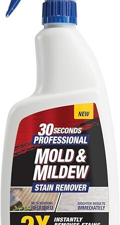 30 SECONDS Pro Mold and Mildew Stain Remover | Scrub Free | Brighter Results Instantly | Ready To Use | 32 Fl. Oz.