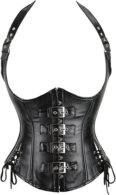 Women's Heavy Duty Corset Double Steel Boned Waist Trainer Corsets Underbust Body Shaper