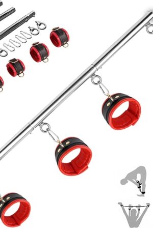 Generic Bondage Restraint Couples Sex Toys, Adjustable BDSM Bondage Gear & Accessories, Spreader Sex Adult Couples Toys, Adjustable Handcuffs & Footcuffs SM Bondage Kit Adult Sex Toys & Games