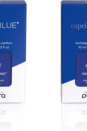 Capri Blue Pura Smart Home Plug-in Diffuser Refills ? Volcano with a Tropical, Citrus Scent ? Long-Lasting Aromatherapy Diffuser Refills (Pack of 2)