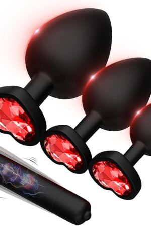 Date Night Gift for Lover Portable Silicone 4 Pcs Butt Relaxing Plug Adult Toy for Couple Anales Training Set for Women Men Game Sunglasses B005H8