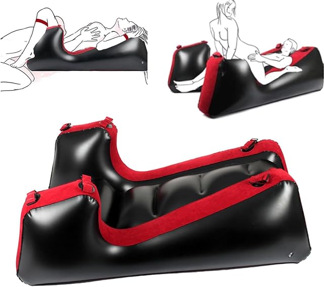 Inflatable Sex Sofa Chair, Sex Bondage Furniture Ramp Cushion, BDSM Toys Deeper Position Pillow for Adults Couples