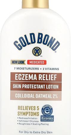 Gold Bond Medicated Extra Strength Body Lotion, 14 oz, Moisturizes, Relieves & Soothes, Skin Moisturizer