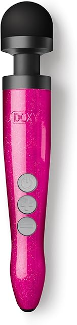 DOXY Die Cast 3R USB Rechargeable Vibrator Wand - Aluminum Adult Sex Toys with Body-Safe Silicone Head, Flexible Neck, Pulse Mode, Up to 9,000 RPM Deep Tissue Body Massager - UK Made