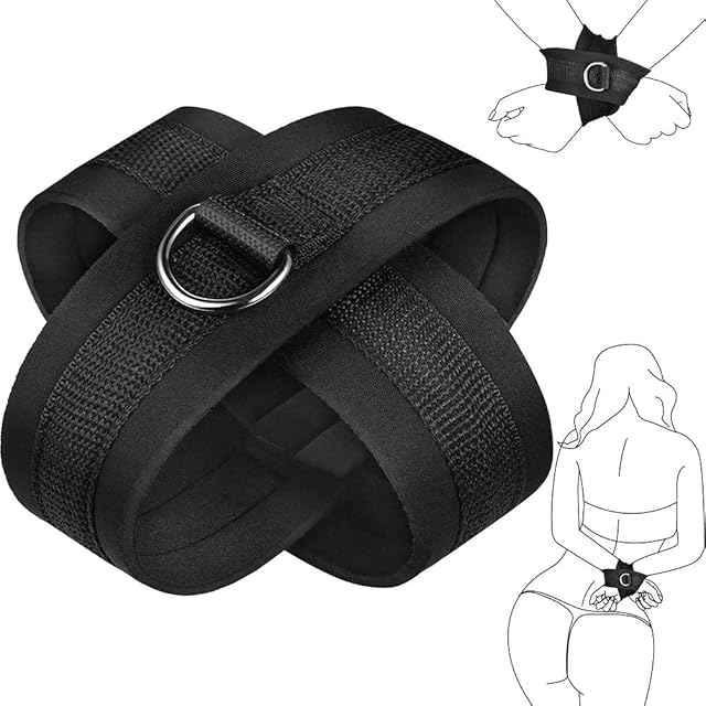 Cross Handcuffs BDSM Toys Adjustable Bed Restraints for SM Juguetes Sexuales Beginners Bondage Kit with Adult Sex Toys for Women and Couple