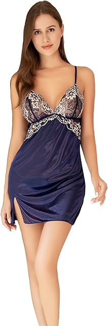 Women Sleepwear - Lingerie Babydoll - Lace Embrace Lingerie Set - Alluring Babydoll & Chemise in Sizes S-XL