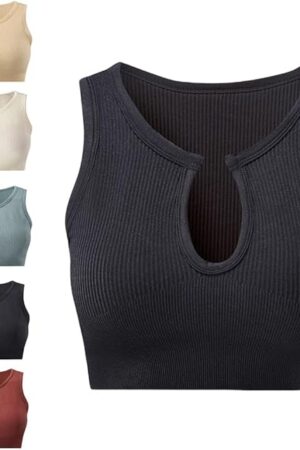 HeyShape Gethey Shape me up Crop Tops, Women Long Sleeve Breathable Shockproof Tight Sexy Workout v Neck Crop Tops