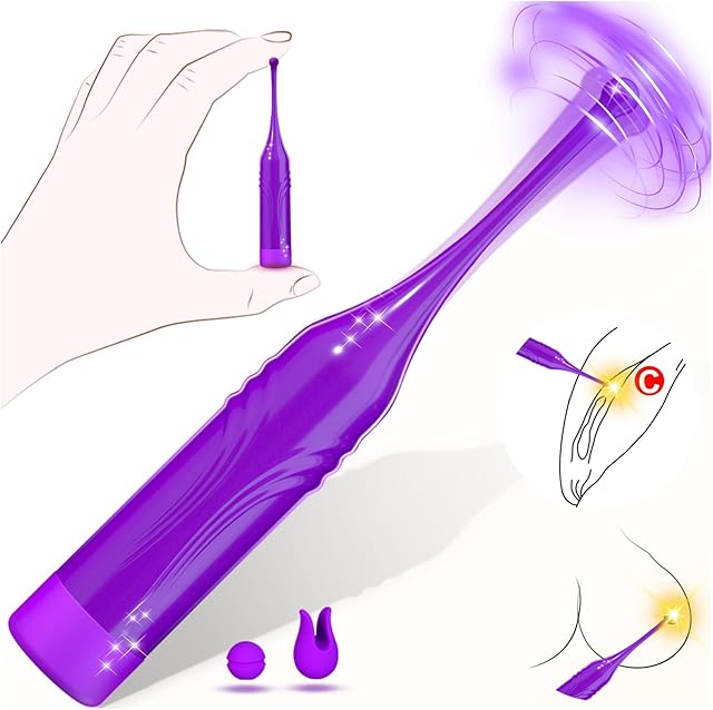 High-Frequency Mini Clitoris G spot Women Adult Sex Toys, Powerful Vibrating Female Couples Sex Toy Clitoral Vagina Nipple Vibrator Wand Stimulator for Woman Her Pleasure, Dildo Vibrators Sex Games