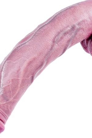 13-Inch Realistic Huge Extra-Large Dildo, Dual-Layer Silicone Thick Dildo with Strong Suction Cup, Fat Real Skin Anal Penis G-Spot Stimulating Wide Lifelike Penis,Giant XL Adult Sex Toy for Men Women