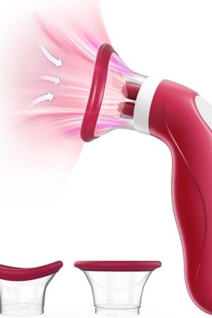 Clitoral Sucking Vibrator Nipple Sex Toy for Women Nipples Clit Massager Clitoral Licking Stimulator Nipple Toys 10 Tongue Licking 2 Sucking Mode Adult Toys for Women Couples Game