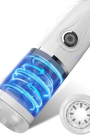 Automatic Male Masturbator for Men  Realistic Pocket Pussy Sex Toy with 10 Thrusting & Rotating Modes, Oral & Vaginal Simulation, Textured Stroker Cup, USB Rechargeable, Discreet Packaging