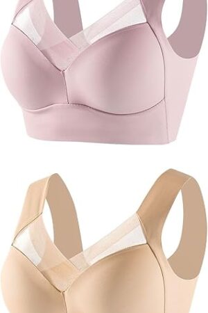 Bras for Women No Underwire Push up Full Coverage Support Liftup Lace V Neck Bralette Sexy Soft Comfort Everyday Bras