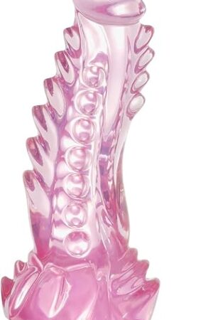 WANKU Monster Dildo Pink Dildo,Dragon Dildo 9 inch Dildo with Strong Suction Cup,Fantasy Dildo Realistic Dildo Adult Sex Toy for Women Men and Couples