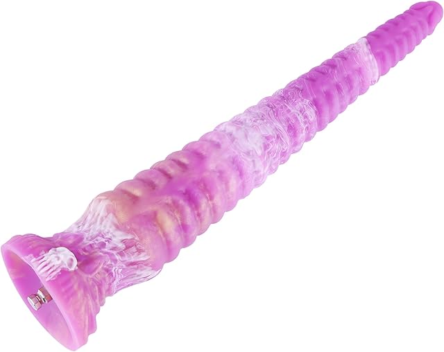 Hismith 11.6" Silicone Tentacle Toy, 10.85" Insertable Fantasy Dong, Tower-Shaped Anal Plug with KlicLok System - Fantasy Series