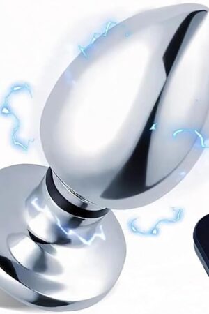 Electric Shock Anal Plug Anal Vibrator Anal Sex Toys for Men and Women with 6 Electric Shocks and 10 Vibration Modes Vibrating Butt Plug Prostate Massager for Couples Adult Toys