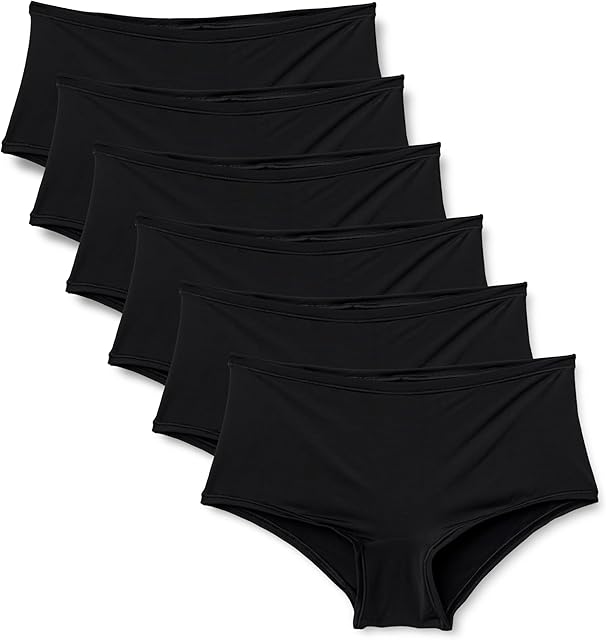 Women's Microfiber Boyshort, Pack of 6