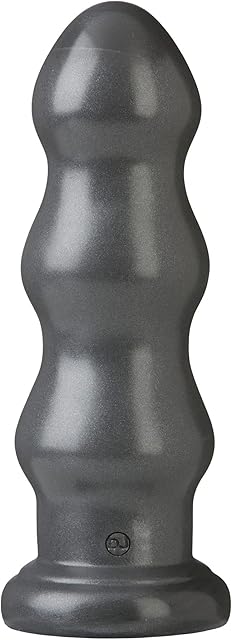 Doc Johnson American Bombshell - B-10 Tango - Vac-U-Lock Compatible Dildo - for Adults Only, Gunmetal Grey