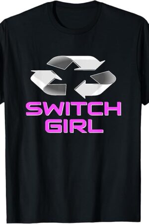 BDSM Switch Girl Gift, DDLG Daddy Kink, Dom Sub Fetish Play T-Shirt