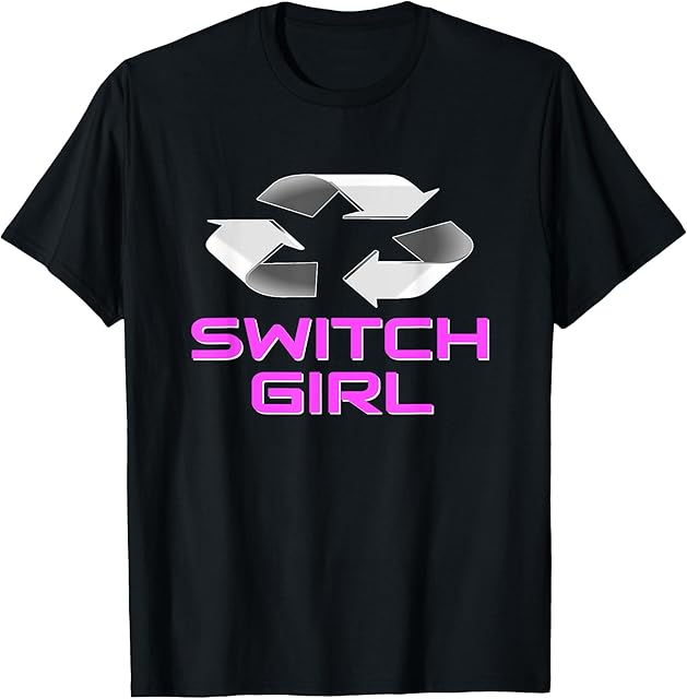 BDSM Switch Girl Gift, DDLG Daddy Kink, Dom Sub Fetish Play T-Shirt
