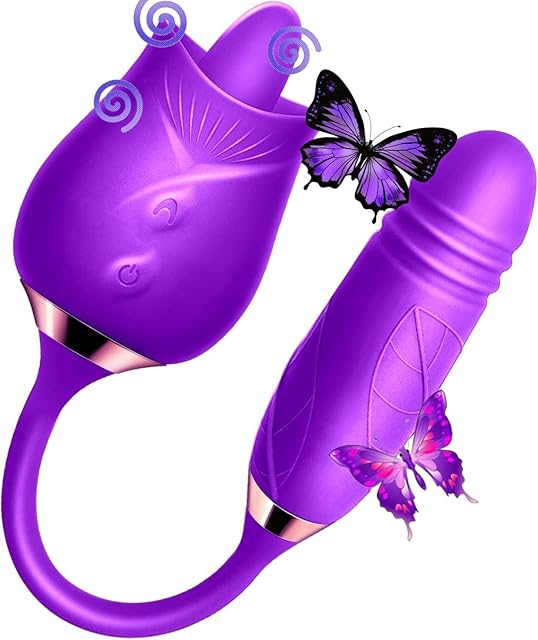 Generic 2024 New Roses Shape Sucker for Women Toy Quiet 10 Speed Adult Toys Waterproof Automatic Electric Adult Tools Machine Pleasure Gifts Purple-M046