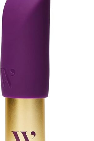 Womaness Gold Vibes ? Small, Wireless, & Stimulating Personal Massager Women Adult - Quiet, Travel-Friendly Silicone Mini Wand w/Rechargeable Lasting Battery, Efficient & Discreet - 7 Vibration Modes