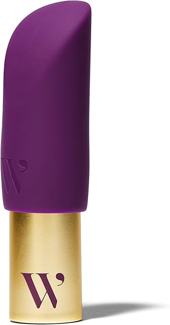 Womaness Gold Vibes ? Small, Wireless, & Stimulating Personal Massager Women Adult - Quiet, Travel-Friendly Silicone Mini Wand w/Rechargeable Lasting Battery, Efficient & Discreet - 7 Vibration Modes