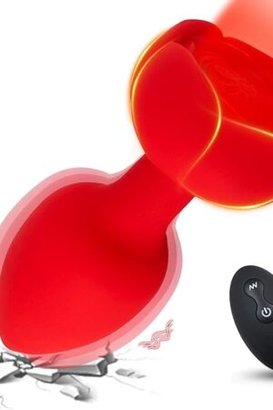 5.9 Inches Newly Portable Memory Function Prostrate Device and App Remote Control one-Touch Recovery Portable Soft Silicone Non-deformable Strongly Silent Couple Waterproof Men Gift fh3f2