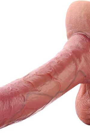 Hismith Silicone Dildo with KlicLok System for Premium Sex Machine - Realistic Dual Density Dildo for Men Women Couple
