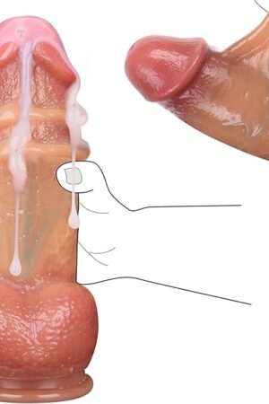 Dildo Realistic Thick Silicone Sex Toy ? Ultra Soft Huge Dildo with Strong Suction Cup, 86-inch Diameter for G-Spot & Anal Stimulation, Hands-Free Adult Toys for Women & Men