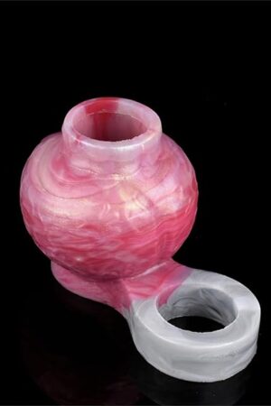 Knot Penis Enlarger Sleeve Male Silicone Penis Sleeve with Cock Ring: Soft Penis Enlargement Sleeve Adult Sex Toy, Small Penis Sheath Men Sex Tool (S)