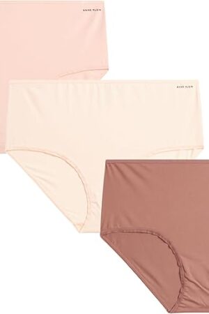 Women's Bikini Panties - 3 Pack Breathable Seamless Stretch Microfiber Ladies Underwear S-XL