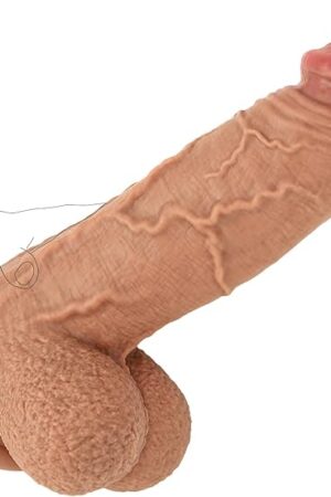 3.5'' Diameter Huge Thick Dildo, XXXL Realistic 14.5 Inch Silicone Big Dildo with Strong Suction Cup, Extra Large Hands-Free G-Spots Giant Anal Dildos Adult Sex Toys for Men Women Gay