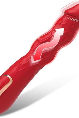 96 Inch G Spot Vibrator Adult Toys, Silicone Realistic Dildos Vibrator with 3 Wriggling & 10 Vibrating Modes for Clit Nipple Anal, Thrusting Dildo Adult Sex Toys & Games for Women Men Sex Swing