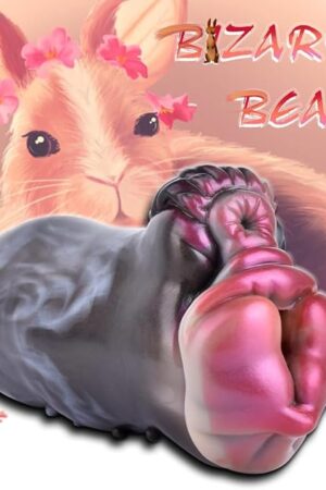 Animal Rabbit Male Masturbator, Realistic Textured Silicone Adult Sex Sucking Toys for Men Penis Stroker Stimulation Masturbation Pleasure