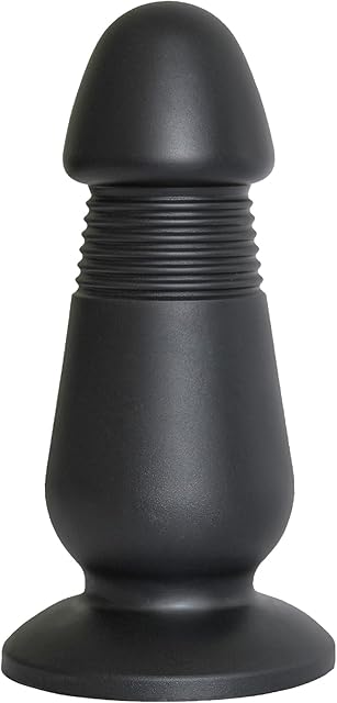 Huge Anal Plug 2.36 Inch Big Dildo Penis Adult Sex Toys Liquid Silicone Material Strong Suction Cup Hand-Free Insert Butt Vaginal Women Men(Black)