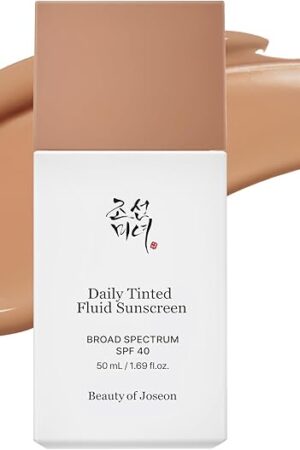 Beauty of Joseon Daily Tinted Fluid Sunscreen 12 Shades for Face Moisturizing Broad Spectrum SPF 40 Korean Skincare 50ml, 169 floz #MY210