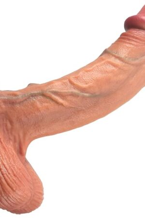9.25 Inch Liquid Silicone Dildo with Large Powerful Suction Cup, Extra Long Realistic Anal Dildo for G-Spot Stimulation and Prostate Massage for Men, Women, Couples, Gay Adult Sex Toys