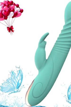 Blue Realistic Rabbit Ears Adult for Women Today Waterproof Automatic Electric Adult Toys Machine Powerful Quiet Modes Pleasure Toys for Women Games