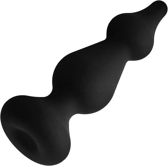 Forto F-30 Pointer Anal Plug - Premium Silicone Butt Plug for Adults - Silky Smooth, Waterproof, Body Safe Sex Toys - Comfortable Insertion Adult Toys, Sex Toy (Small - Black)