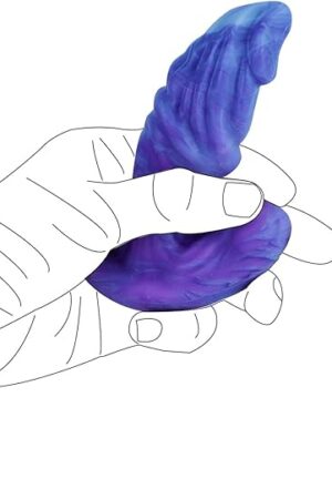4.7" Beginner Small Monster Silicone Dildo Prostate Massagers,Wearable Butt Plugs Anal Plugs Thick Dildos with Anchor Shape, Realistic Anal Dildos Soft Anal Trainer, Sex Toys for Women Men Couple