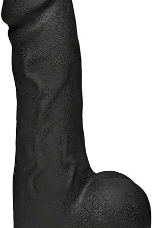 Doc Johnson Merci - The Perfect Dildo 75" - with Removable Vac-U-Lock Suction Cup - ULTRASKYN - for Adults Only, Black