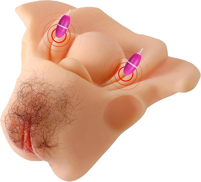 Electric Uterine Masturbator, 12 Frequency Double Vibration Portable Pocket Pussy Male Masturbator, Vagina Clitoris Uterus Erotic Sex Toy for Men Masturbating