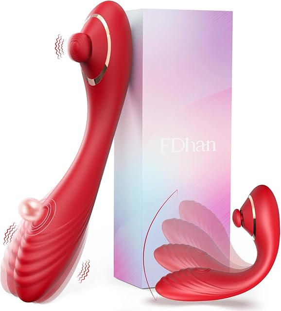 G Spot Vibrator Women Sex Toys, 3 in 1 Flexible Adult Sex Toys Clitoral Stimulator with 5 Tapping & 7 Vibration & 7 Flapping, Wearable Female Flapping Vibrator for Women Couple