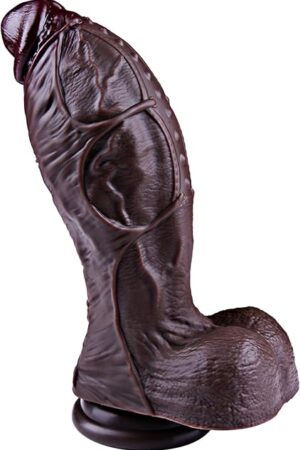 3" Diameter Huge Black Dildo,104" Realistic Giant Silicone Dildo,Thick Extra Large Dildo,Long Suction Cup Dildo,XXL Fat Big Dildo,G-spot Anal Wide Dildo Adult Penis for Experienced Men and Women