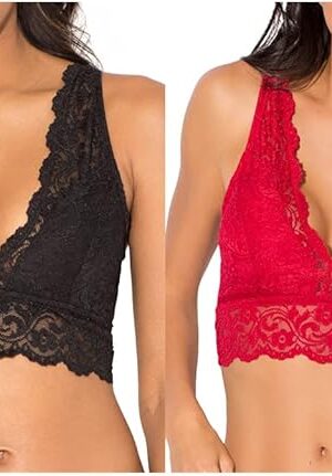 Women's Signature Lace Deep V Bralette